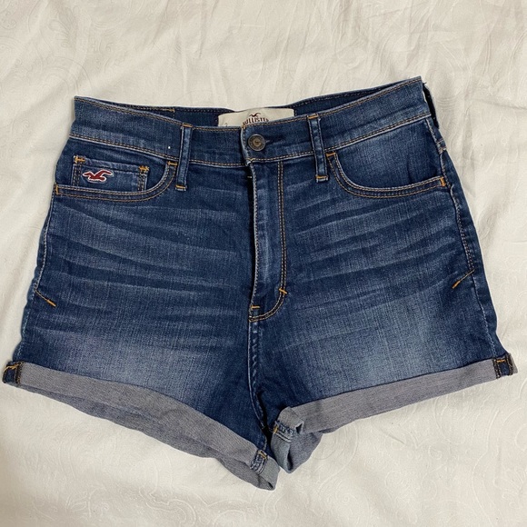 hollister super hi rise jean shorts - Picture 1 of 5